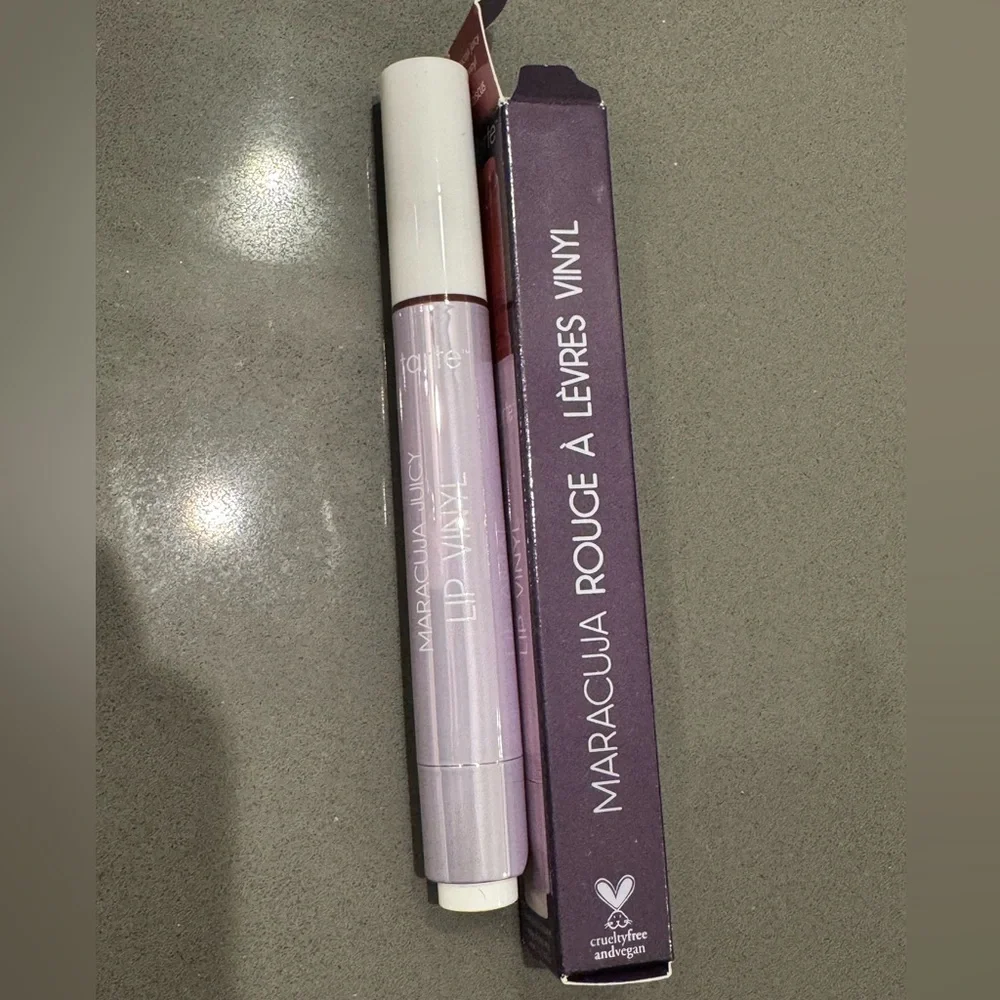 Tarte Maracuja Lip Vinyl Gloss in Hibiscus Mauvey Pink NIB
